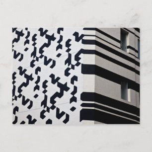 Carte Postale Black and white building à Hong Kong