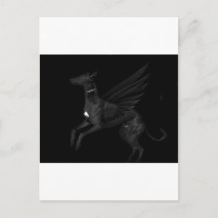 Carte Postale Black Angel Greyhound