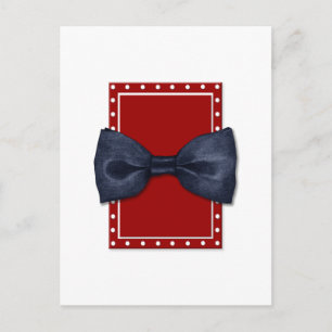 Carte postale Black Bowtie