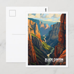 Carte Postale Black Canyon National Park Colorado USA