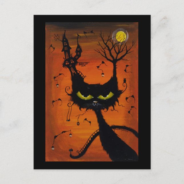 Carte Postale Black Cat Inn Postcard (Devant)