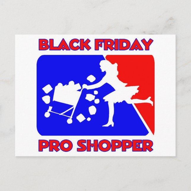 Carte Postale Black Friday Pro Shopper (Devant)