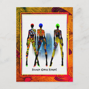 Carte Postale Black Girls Rock !