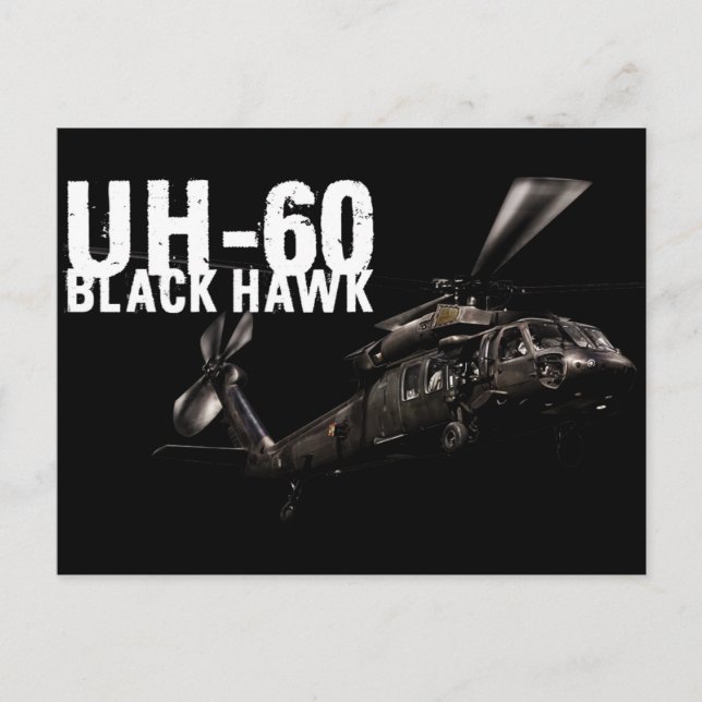 Carte Postale Black Hawk (Devant)
