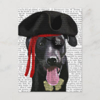 Black Labrador Pirate