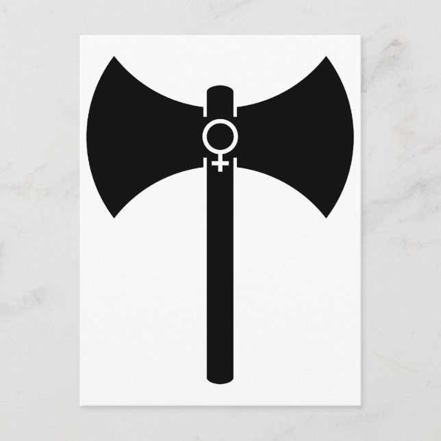 Carte Postale Black Labrys (Devant)