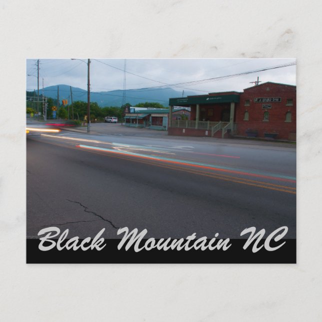 Carte Postale black mountain (Devant)