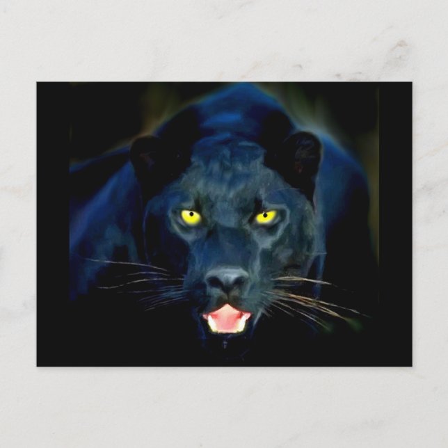 Carte Postale Black Panther (Devant)