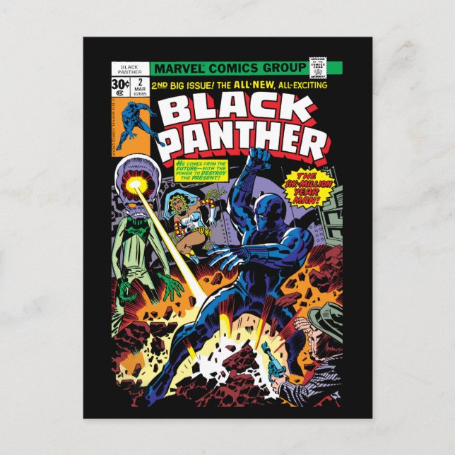 Carte Postale Black Panther Vol 1 Numéro 2 Couverture comique (Devant)
