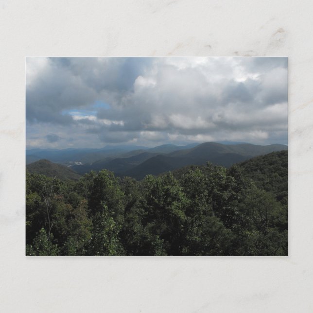 Carte Postale Black Rock Mountain, Géorgie (Devant)