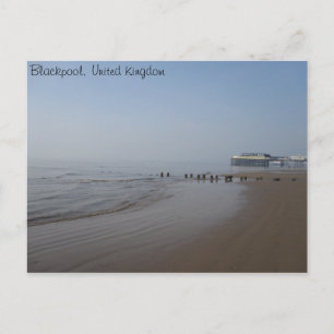 Carte Postale Blackpool Central Pier and Beach