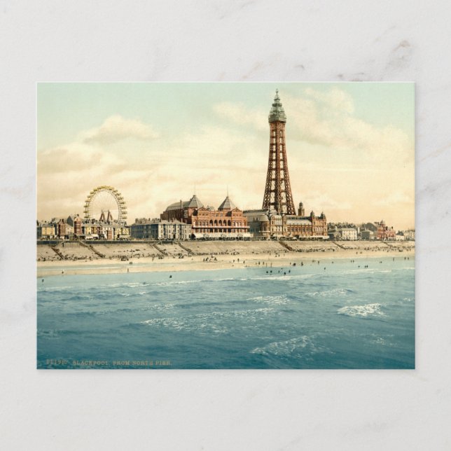 Carte Postale Blackpool II, Lancashire, Angleterre (Devant)