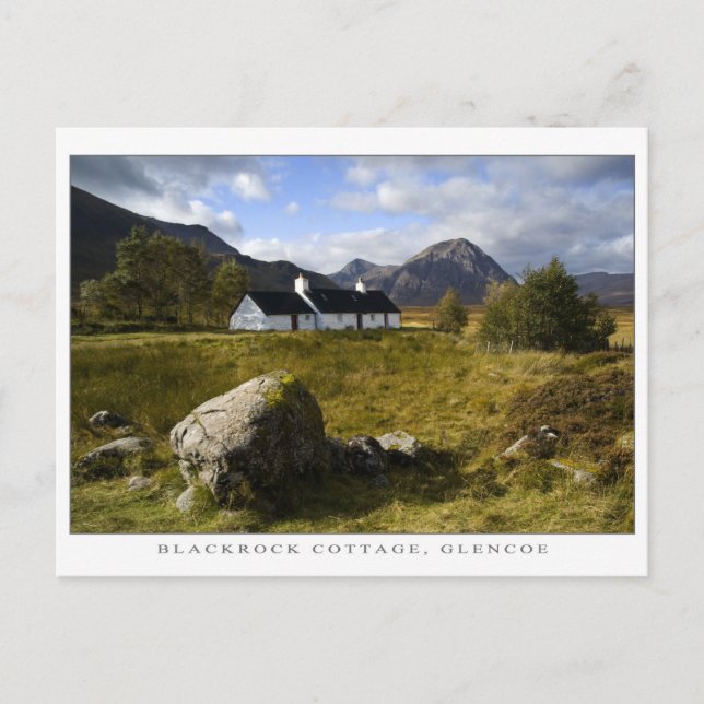Carte Postale Blackrock Cottage, Écosse (Devant)