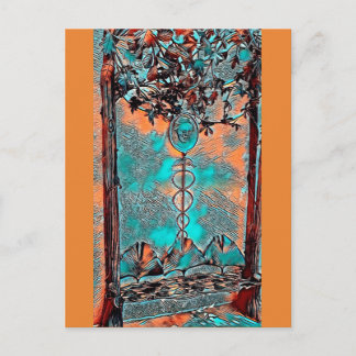 Carte Postale Blackwell Bench Art