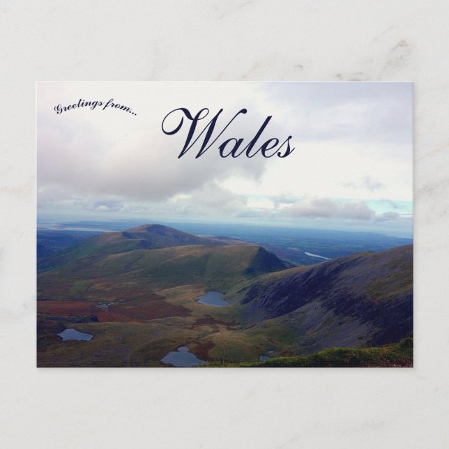 Carte Postale Blaenau FfPalestinian og Snowdonia National Park W (Devant)