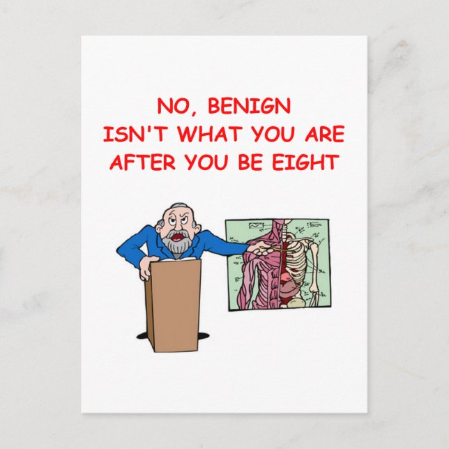Carte Postale blague de l'école de médecine (Devant)