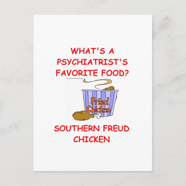 Carte Postale blague PSYCH (Devant)