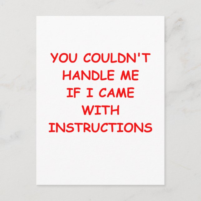 Carte Postale blagues amusantes pour vous (Devant)