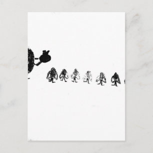 Carte Postale Blanc
