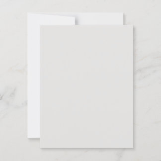 Carte postale blanche en platine personnalisée