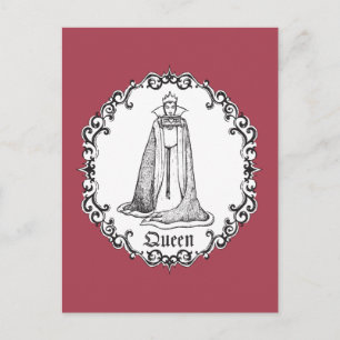 Carte Postale Blanche   Evil Queen - Vintage vilain