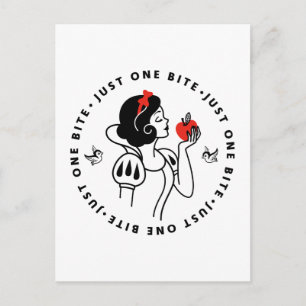 Carte Postale Blanche-Neige   Juste une bouchée