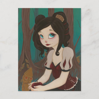 Carte Postale Blanche neige - SteamPunK PotCard fée