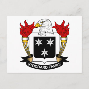 Carte Postale Blason de famille Stoddard