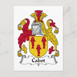 Carte Postale Blason de la famille Cabot