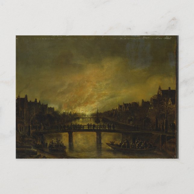 Carte Postale Blaze à Amsterdam (Devant)