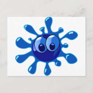 Carte Postale Bleu