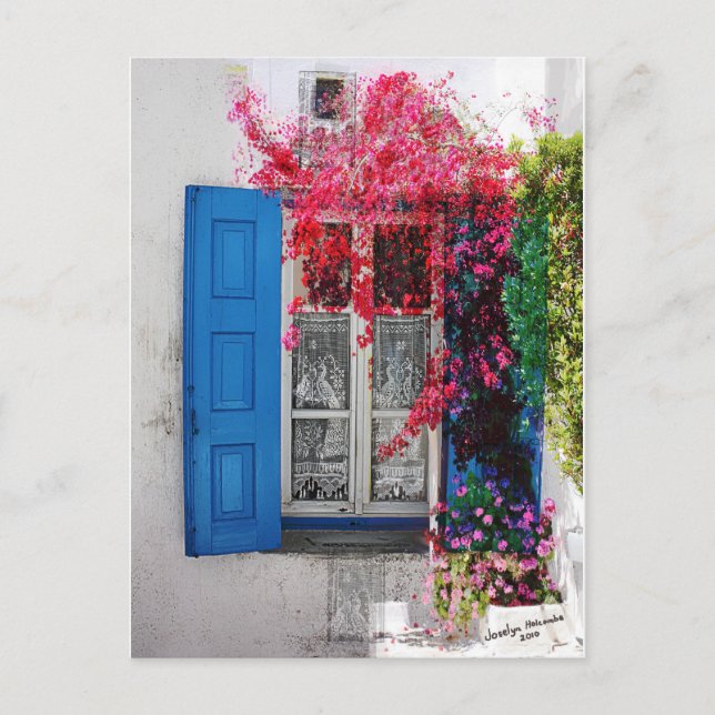 Carte Postale Bleu (Devant)