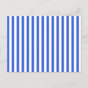 Carte Postale Bleu blanc et bleu royal