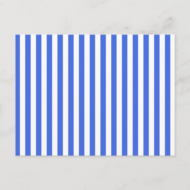 Carte Postale Bleu blanc et bleu royal (Devant)