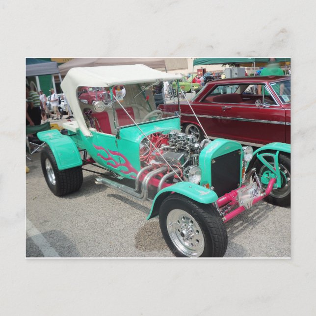 Carte Postale Bleu clair (Devant)