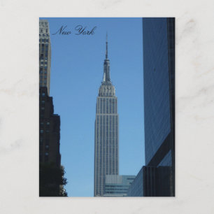 Carte Postale bleu de l'empire state
