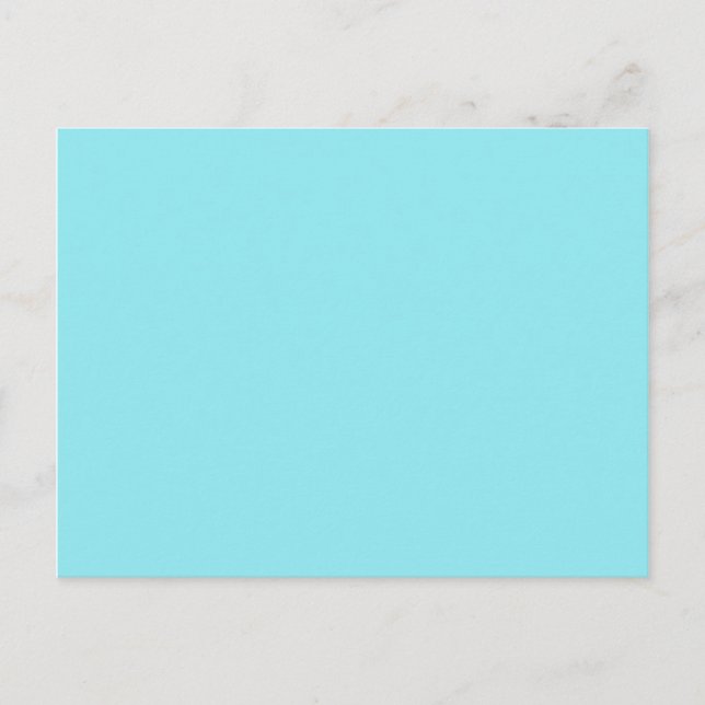 Carte Postale Bleu Glacé (Devant)