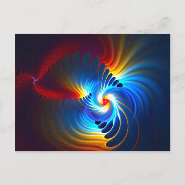 Carte Postale Bleu gravitationnel (Devant)