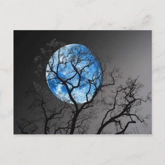 CARTE POSTALE BLEU MOON