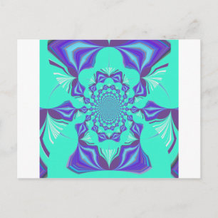 Carte Postale Bleu précieux