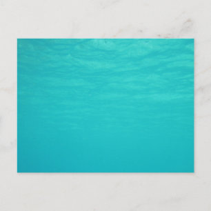 Carte Postale Bleu sous-marin
