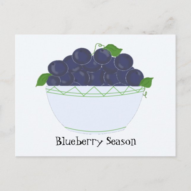 Carte Postale Bleuets (Devant)
