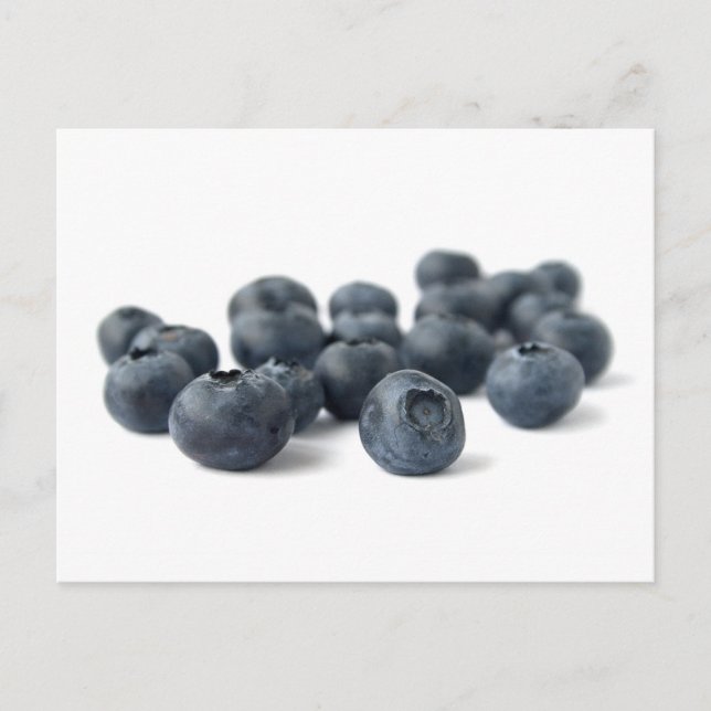 Carte Postale Bleuets frais (Devant)