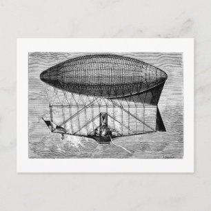 Carte Postale Blimbe Dirigible des navires victoriens
