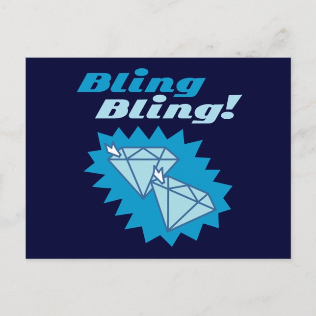 Carte Postale Bling Bling (Devant)