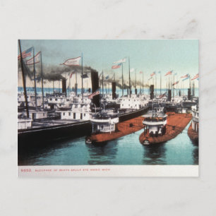 Carte Postale Blocage à Sault Ste Marie - Vintage