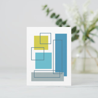 Carte Postale Blocs Abstraits 1 Conception géométrique