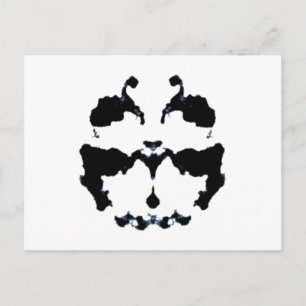 Carte Postale Blocs d'encre Rorschach