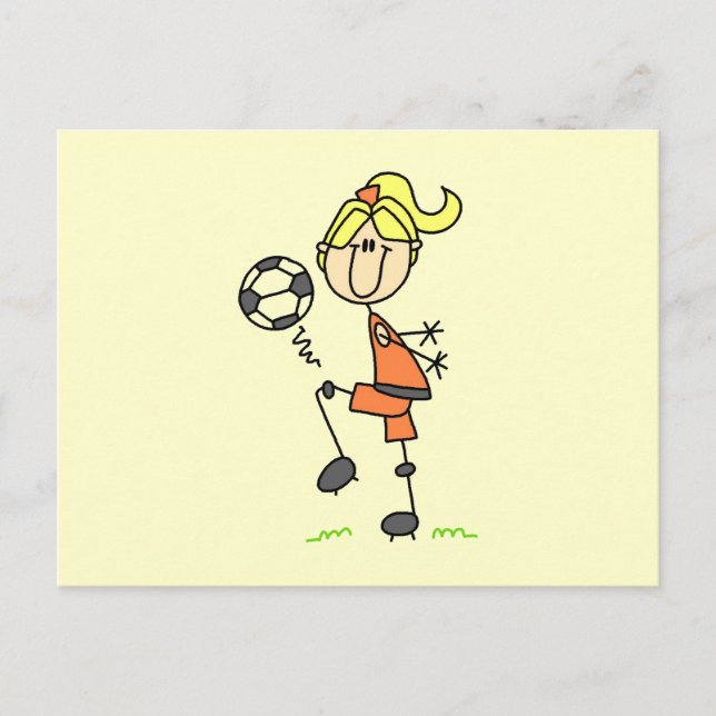 Carte Postale Blond Stick Figure (Devant)