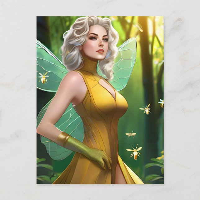 Carte postale Blonde Fairy (Devant)